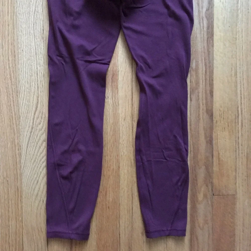 Lululemon Unlimited High Rise Tights Red Merlot 2